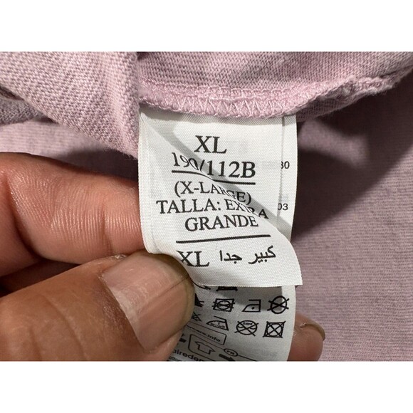 ALLSAINTS London Pink Tie Dye Tierra Oversized Crew Logo T-Shirt Tee Mens Sz XL - Picture 9 of 12